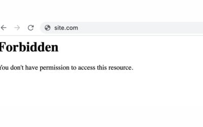 „Error 403 – Forbidden” – ce inseamna si cum o rezolvati?
